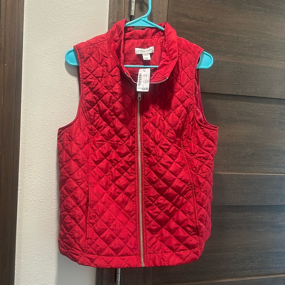 NWT Large Christopher and Banks Vest